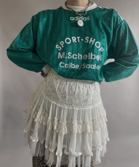【USED】  Poly Tiered Mini Skirt / 2300513-006