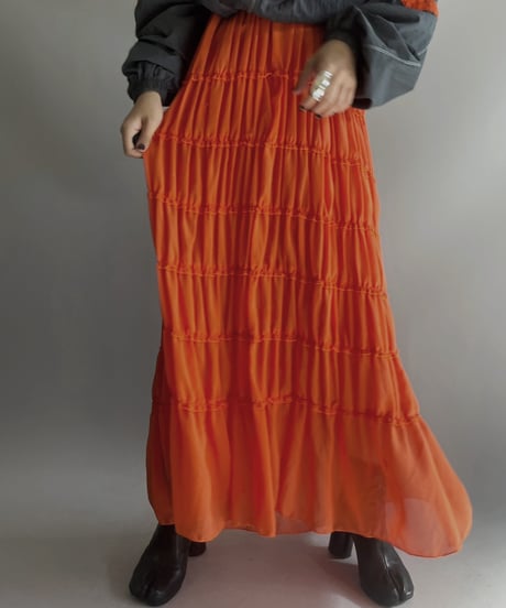 【USED 】Sheer Long Skirt/ 231125-018