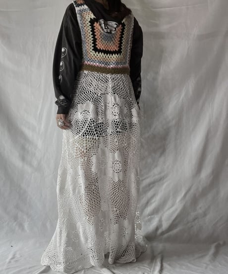 【RE;CIRCLE】 RE Granny × Crochet N/S Gown①/211014-011