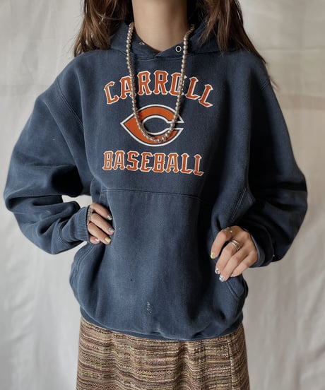 【USED】  Champion Reverse Weave Hoodie CARROL BASEBALL/210902-018