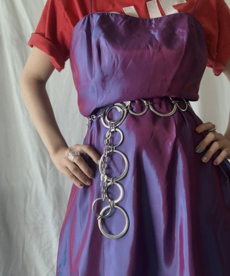 【USED】 Shiny Camisole Dress/210714-025