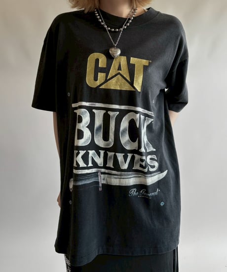【USED】 MADE IN USA CAT T-Shirt /250823-027