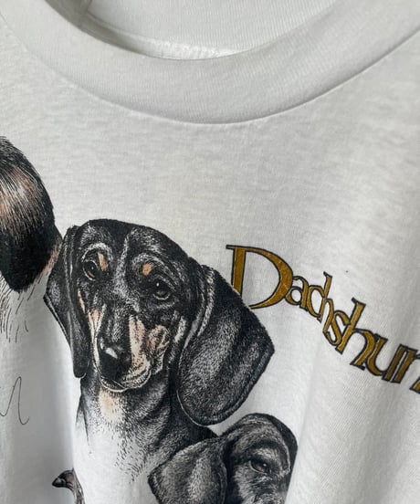 【USED】  Made in USA S/S Dachshund T-Shirt / 230729-001