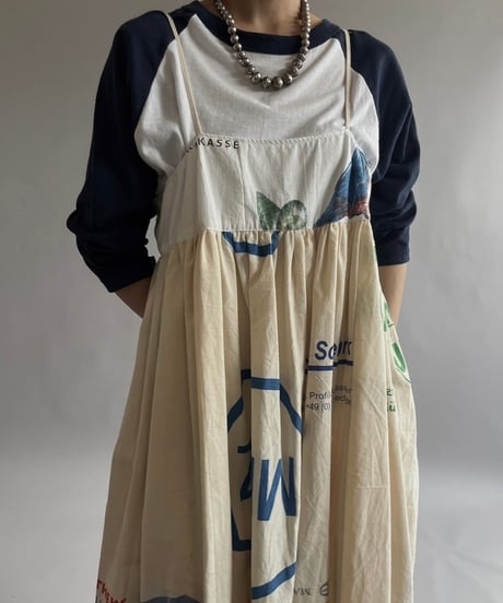 【RE;CIRCLE】RE Eco-Friendly Bag Camisole Long One-piece / 240905-016
