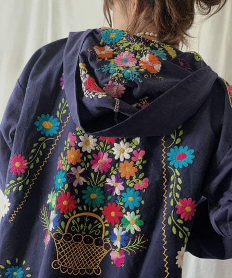 【RE;CIRCLE】RE Embroidery Ethnic Mexican Parker ②/210617-020