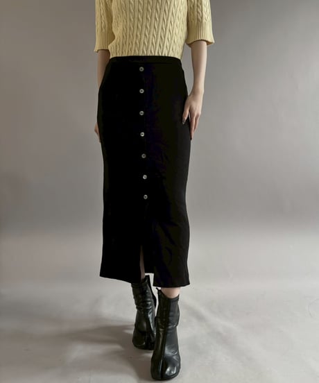 【USED】 Knit Tight Skirt / 260221-013
