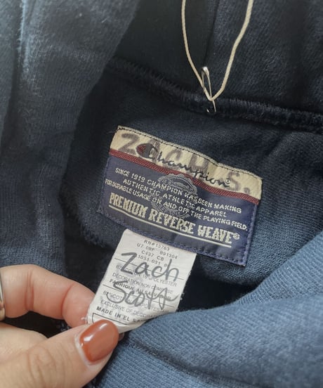 【USED】  Champion Reverse Weave Hoodie GENEVA/211116-035