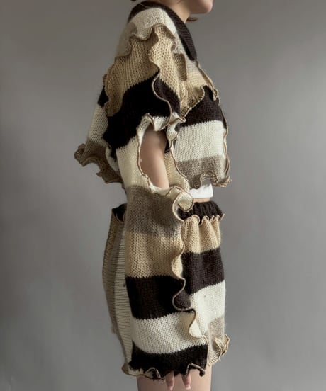 【RE;CIRCLE】 RE Mellow Mohair Knit Set up/ 251127-002