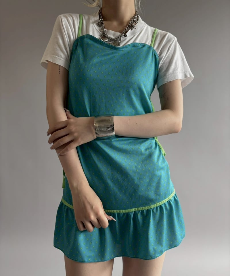 USED】 Dot Pattern Camisole One-Piece /260622-