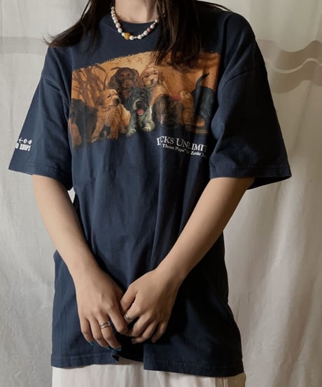 【USED】S/S T-shirt DOG 13/210604-049