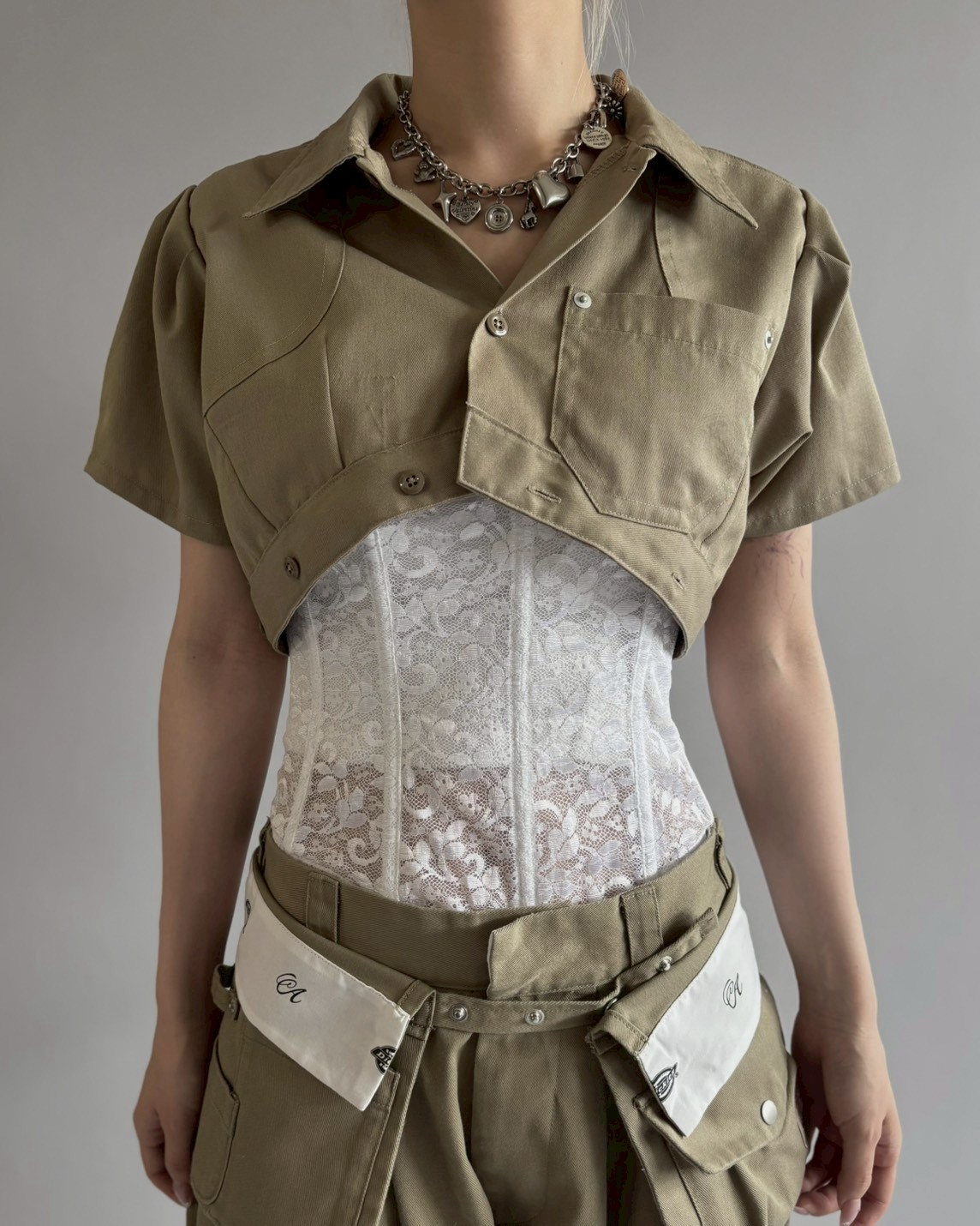 Chinatsu Aoyama】 RE Makers Shirt Khaki / 26070