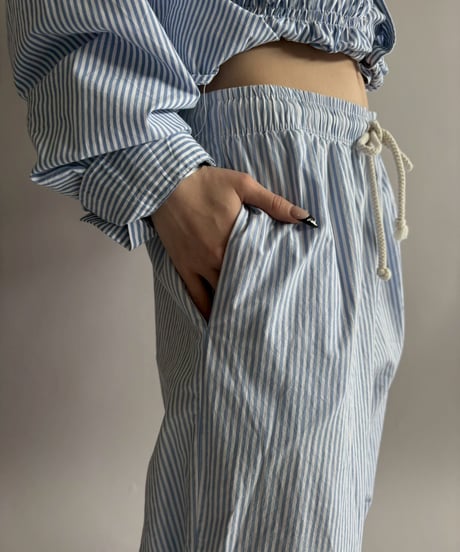 【USED】 Stripe Pajama Pants /260409-014