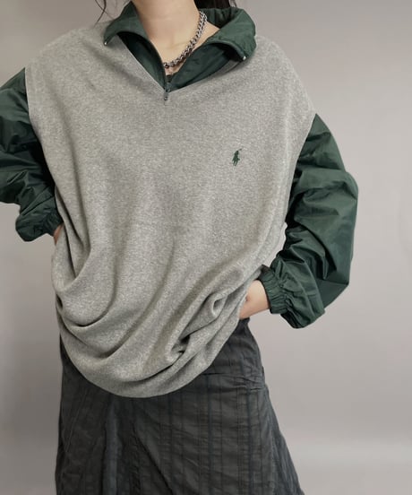 【USED】 Polo Pima Cotton Knit Vest / 221022-001
