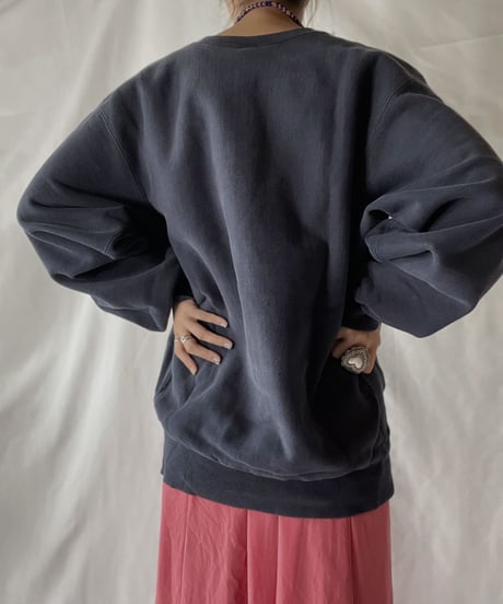【USED】  90's USA Champion Reverse Weave Sweat The MET/210902-001