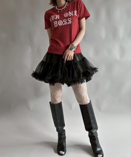 【USED】 RESIZED MADE in USA NBR ONE BOSS T-Shirt / 250830-001