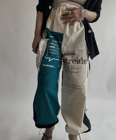 【RE;CIRCLE】 RE Eco-Friendly Bag Draw Cord Pants / 220825-025