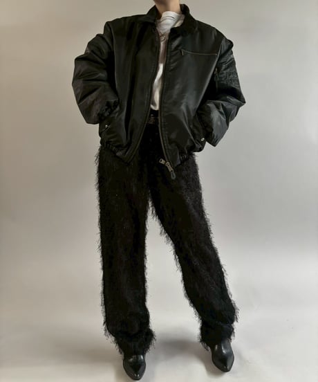 【RE;CIRCLE】 RE MA-1 Corduroy Collar Jacket Black / 251225-008