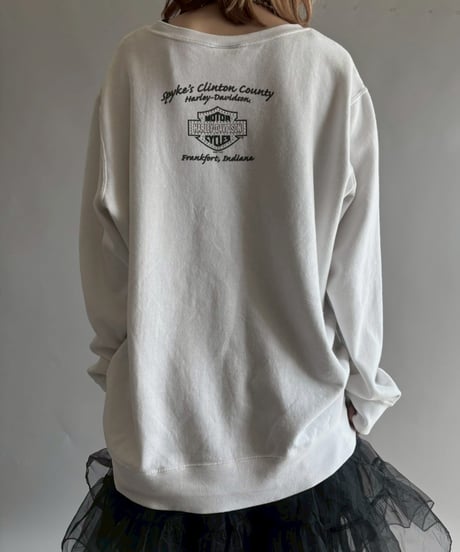 【USED】 11's HARLEY DAVIDSON Sweat Top / 251004-015