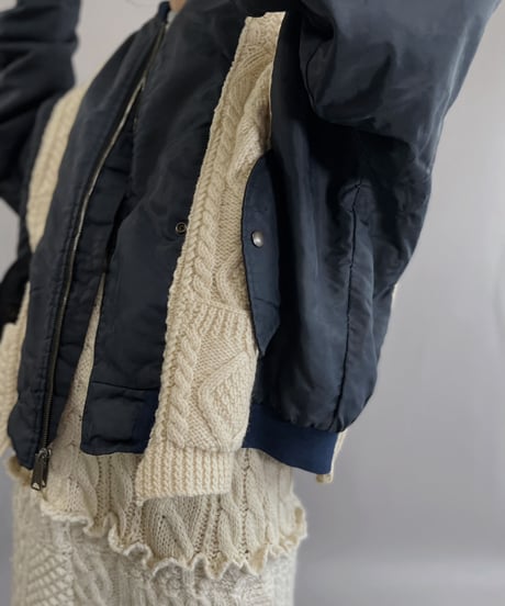 【RE;CIRCLE】 RE MA-1 Alan Docking Jacket / 221208-007