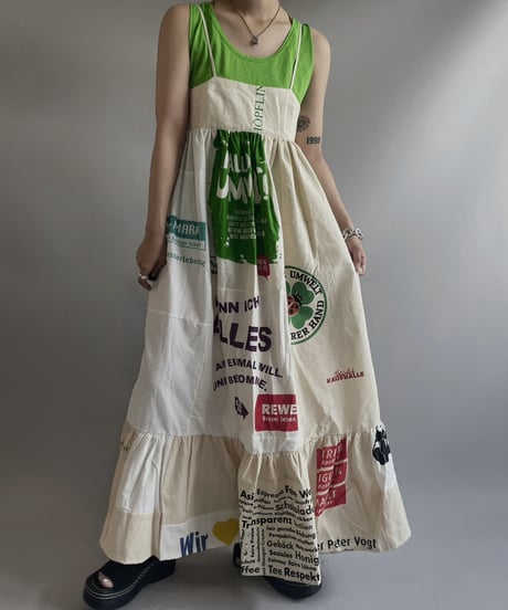 【RE;CIRCLE】RE Eco-Friendly Bag Camisole Long One-piece / 230727-020