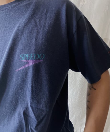 【USED】S/S T-shirt SPEEDO /210602-026