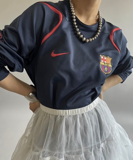 【USED】 Nike BARCELONA Soccer Shirt /240831-021