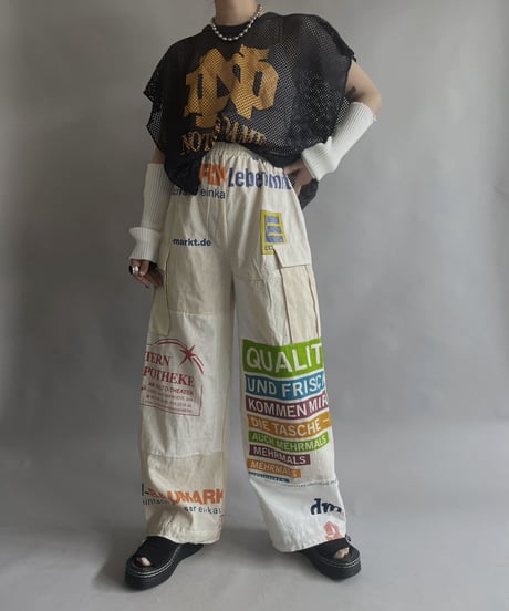 【RE;CIRCLE】RE Eco-Friendly Bag Rraw Cord Pants / 230427-027