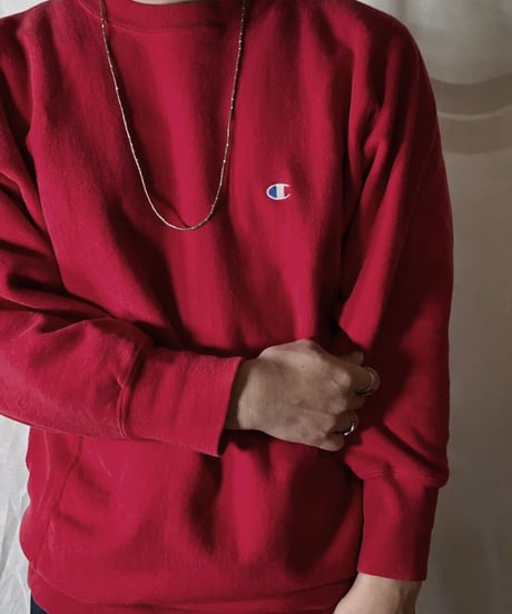 【USED】90's USA Champion Reverse Weave  Sweat One Point /210210-040