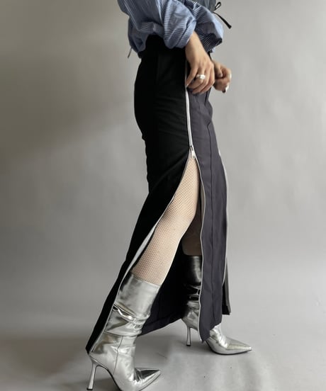 【RE;CIRCLE】 Re Front Zip Skirt/ 241003-016