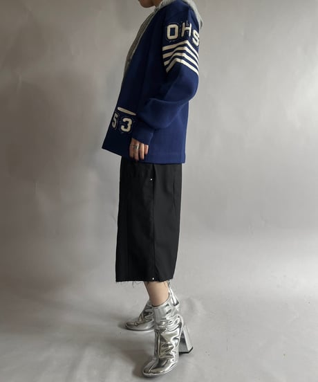 【USED】 Vintage Wool Lettered Cardigan/250118-018