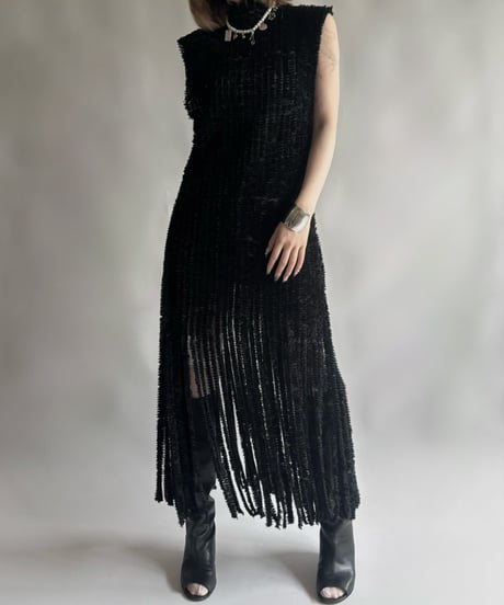 【USED】 N/S fringe One-Piece  /250906-014