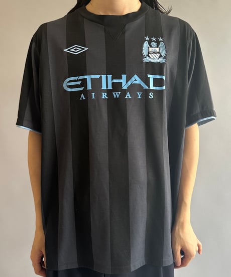 【USED】UMBRO MANCHESTER SITY Soccer Shirt /240603-077
