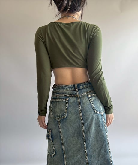 【USED】 SAYLOR Cropped Top / 260404-017