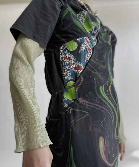 【USED】 Mesh Patterned One-piece / 220409-016