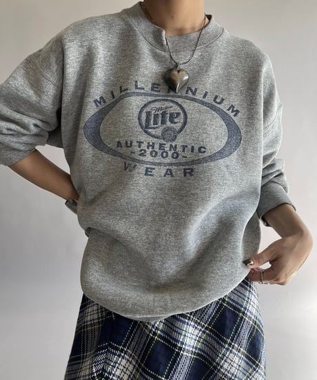 【USED】  Miller Lite Sweat Top /241019-018