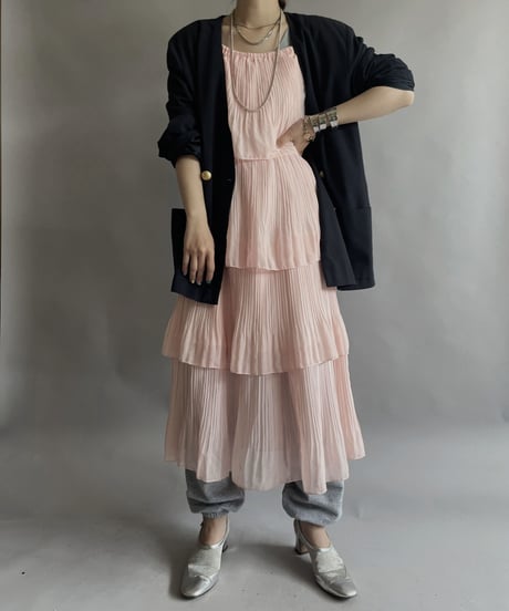 【USED】  S/S Poly One-piece / 230408-030