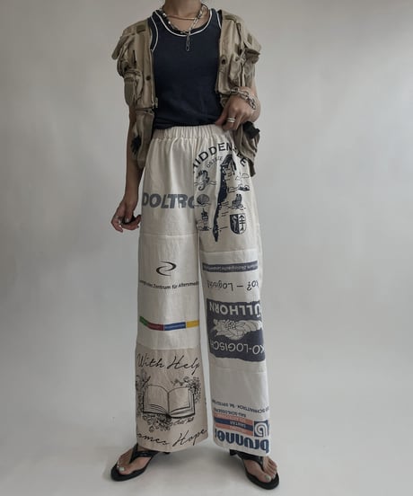 【RE;CIRCLE】 RE Eco-Friendly Bag Pants / 220804-014