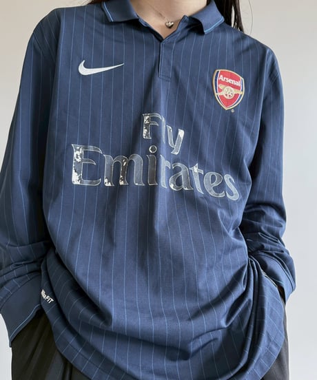【USED】 Nike 09~10's Arsenal Soccer Shirt/ 250607-043