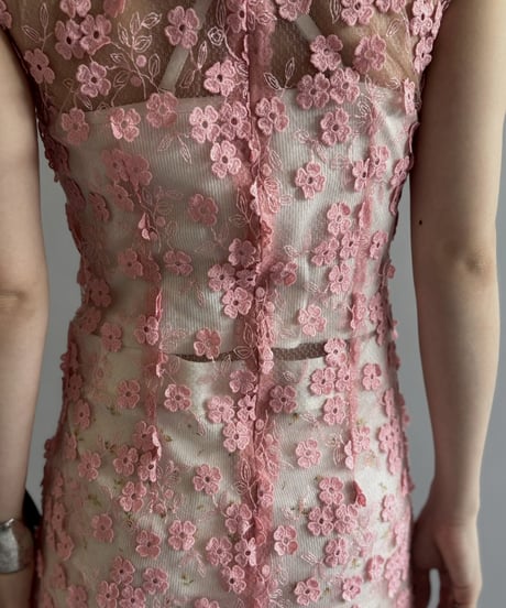 【USED】 Flower Pattern Lace N/S One-Piece / 260523-027