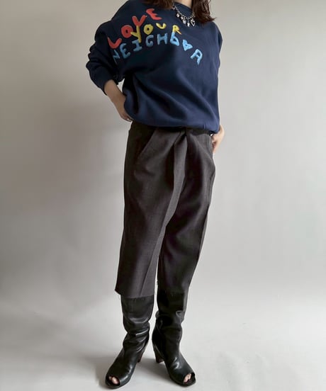 【USED】 END IS NEAR 90's Tultex L/S Sweat Top /250329-018