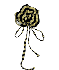 【RE;CIRCLE】 RE Border Scrunchie /  260402-005