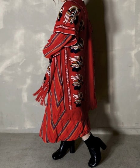 【USED】 Knit Poncho ① / 201120-005
