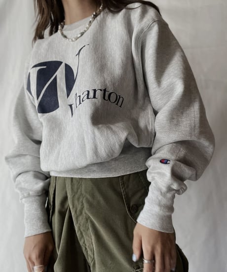 【USED】   Champion Reverse Weave Sweat Warton/211007-028