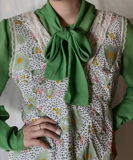 【USED】 See-through Poly Blouse/210331-028