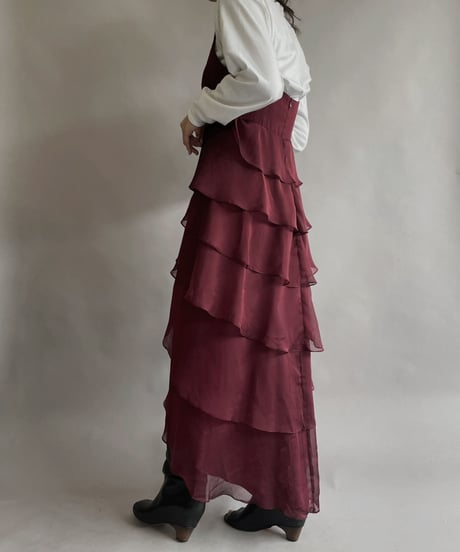 【USED】 BETSY&ADAM Tiered One-piece / 230506-022