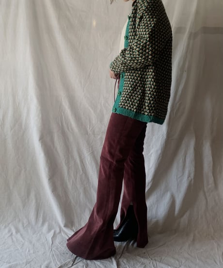 【USED】Fake Suede Pants/210217-038
