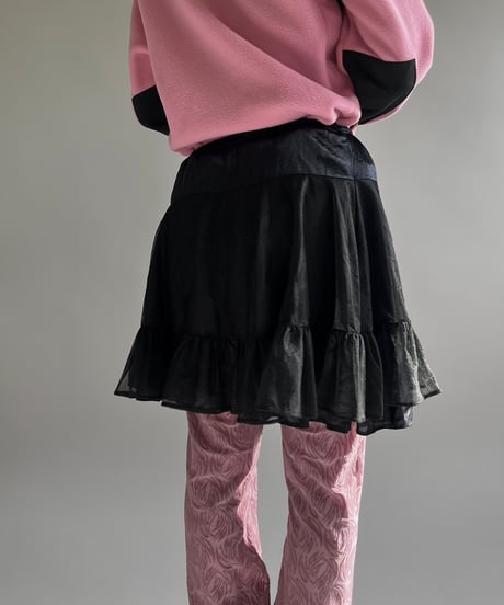 【USED】 Sheer Mini Skirt /241228-004