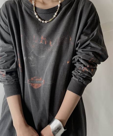 【USED】 S/S T-shirt HARLEY-DAVIDSON②/210801-056
