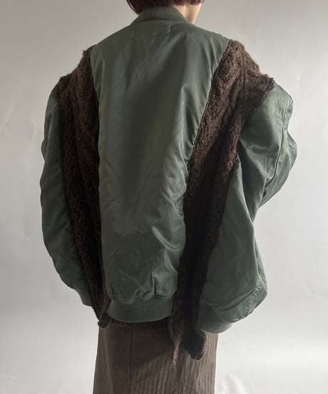 【RE;CIRCLE】 RE MA-1 Alan Docking Jacket Black / 241219-007