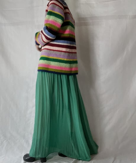 【USED】  Crochet Knit Cardigan/211014-055